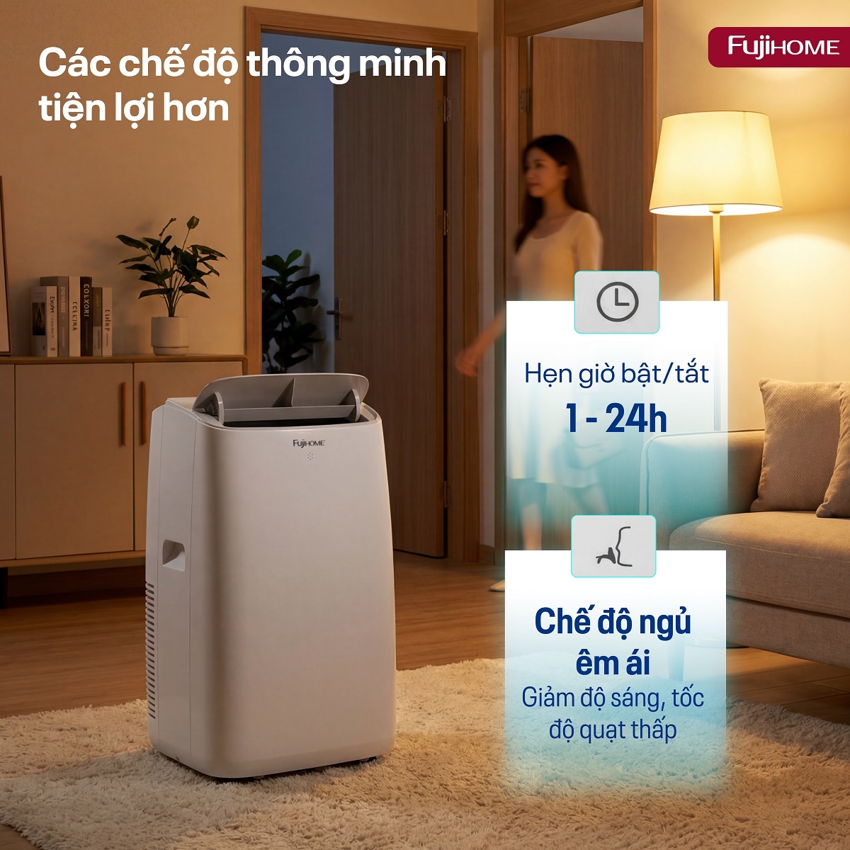 Hình ảnh chi tiết FUJIHOME PAC12N – Điều hòa di động thế hệ mới, thông minh và tiết kiệm điện - Ảnh số 18