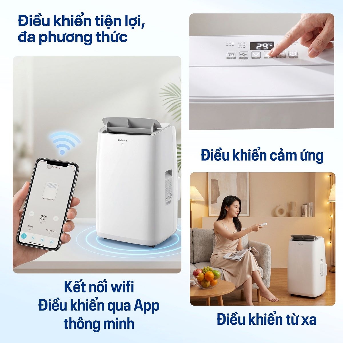 Hình ảnh chi tiết FUJIHOME PAC12N – Điều hòa di động thế hệ mới, thông minh và tiết kiệm điện - Ảnh số 20