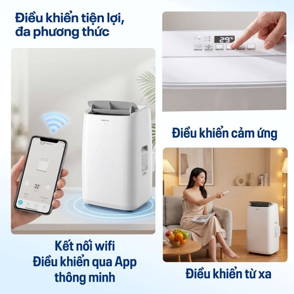 Hình ảnh chi tiết FUJIHOME PAC12N – Điều hòa di động thế hệ mới, thông minh và tiết kiệm điện - Ảnh số 7