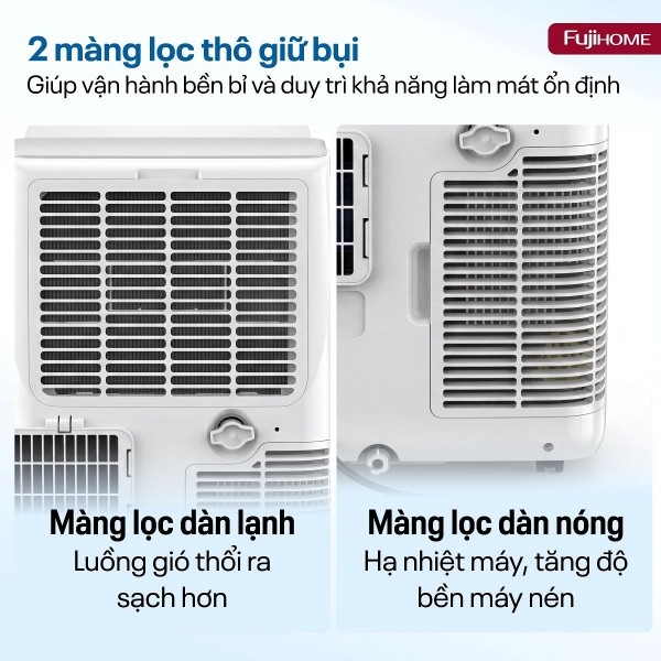 Hình ảnh chi tiết FUJIHOME PAC14N – Điều hòa di động thế hệ mới, thông minh và tiết kiệm điện - Ảnh số 13