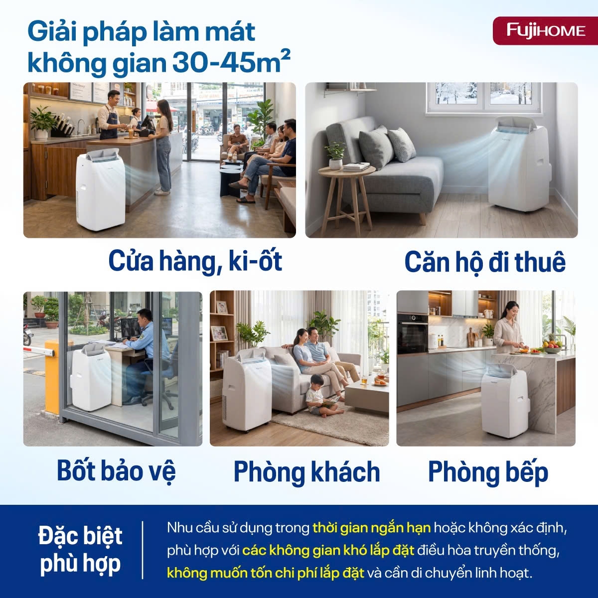 Hình ảnh chi tiết FUJIHOME PAC14N – Điều hòa di động thế hệ mới, thông minh và tiết kiệm điện - Ảnh số 16