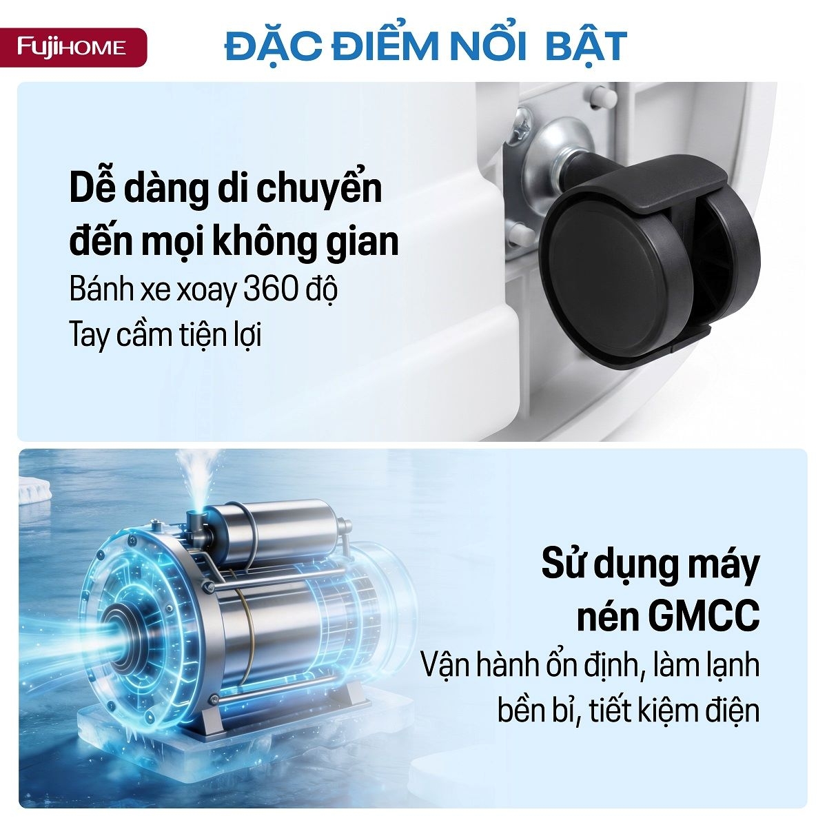 Hình ảnh chi tiết FUJIHOME PAC14N – Điều hòa di động thế hệ mới, thông minh và tiết kiệm điện - Ảnh số 23