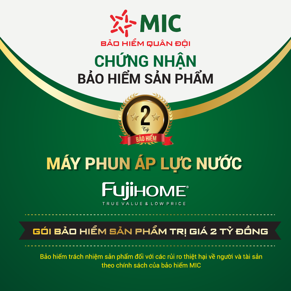 Hình ảnh chi tiết Máy rửa xe mô tơ cảm ứng từ  FujiHOME PWX1A - Ảnh số 24