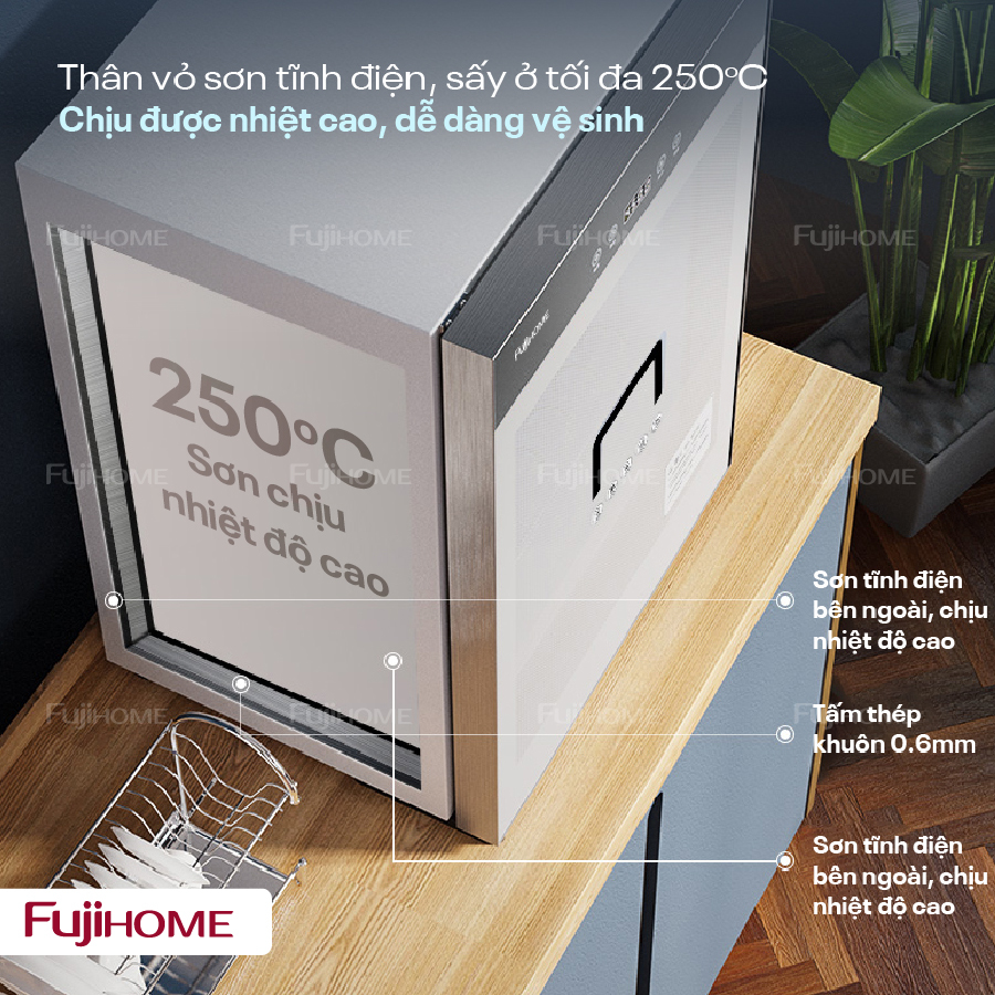 Hình ảnh chi tiết Tủ sấy chén bát tiệt trùng Fujihome DD68 (IMEI) - Ảnh số 1