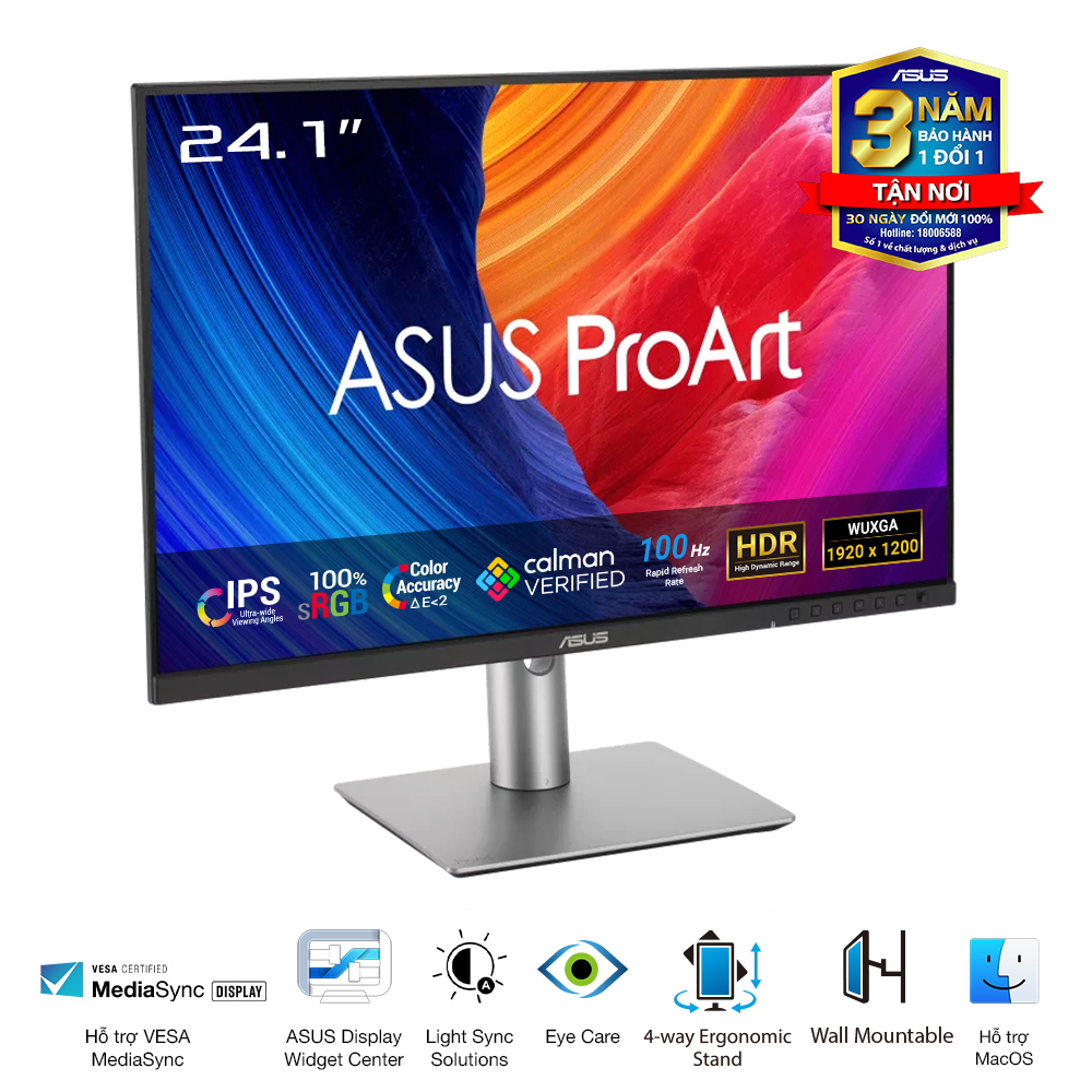 Hình ảnh chi tiết MÀN HÌNH ASUS LCD MODEL PA248QFV - Ảnh số 4