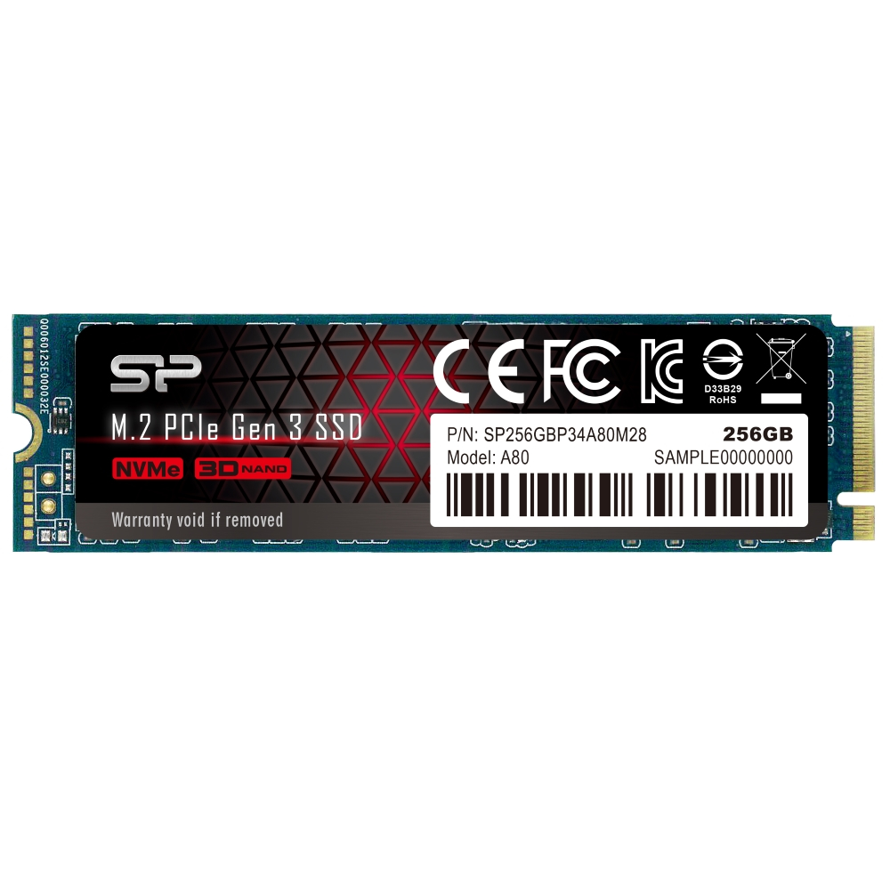Hình ảnh chi tiết SSD Silicon Power 256GB A80M28 PCIE - Ảnh số 1