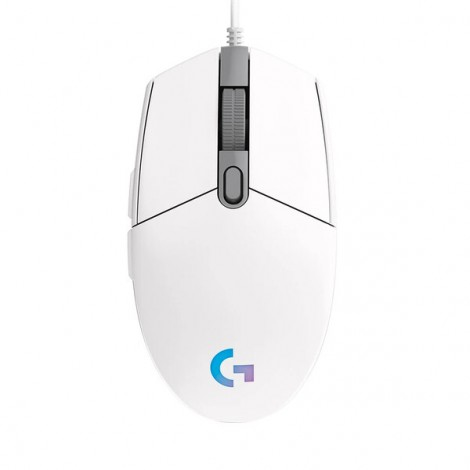 Hình ảnh chi tiết Chuột gaming có dây Logitech G102 Lightsync - 8000 DPI, Trắng, RGB - Ảnh số 1