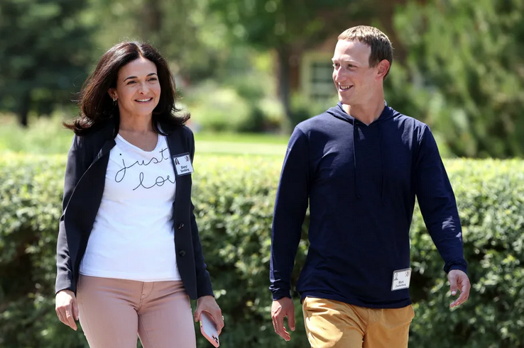 Sheryl Sandberg, 52 tuổi, từng là người quyền lực thứ hai tại Facebook, sau Mark Zuckerberg.  Ảnh: AFP