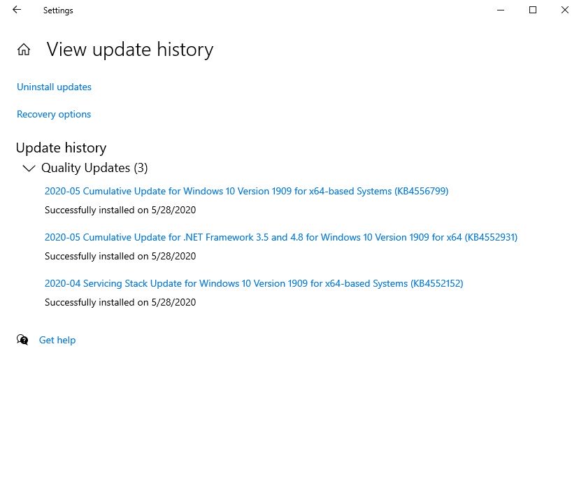 Cách sửa các lỗi phiên bản update Windows 10 May 2020