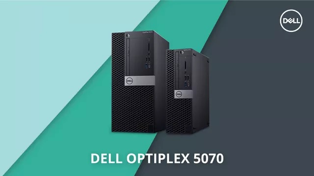 Máy tính bàn Dell OptiPlex 5070 cấu hình thiết kế nhỏ gọn, dễ dàng nâng cấp