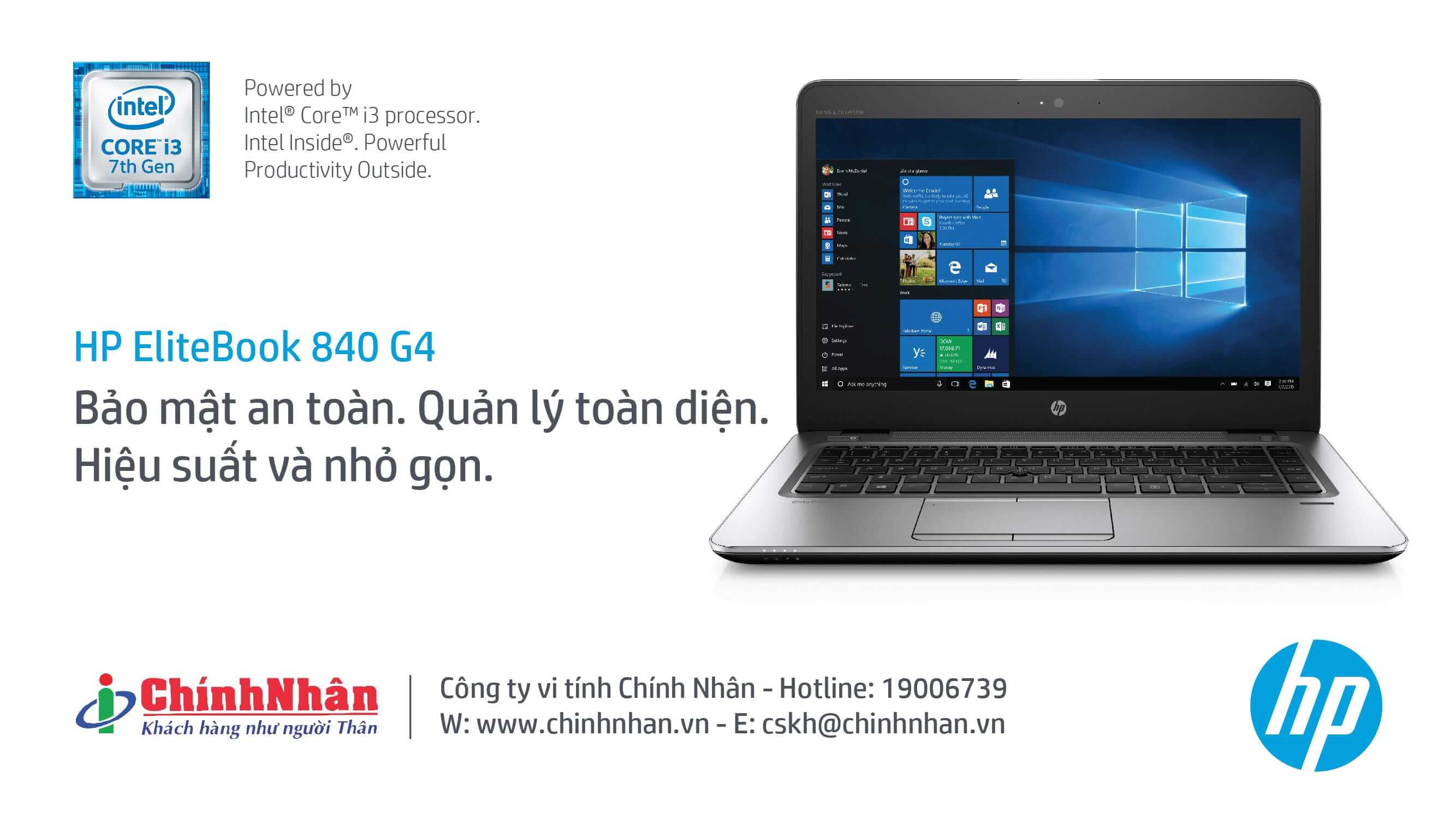 HP Elitebook 840 G4: laptop ‘’đẳng cấp’’ dành cho doanh nhân