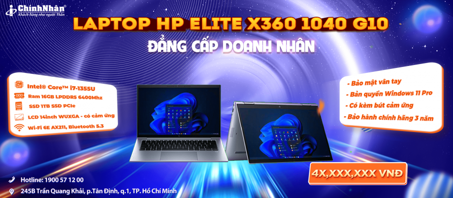 Laptop HP Elite X360 1040 G10 I7-1355U/ 16GB / 1TB SSD/14INCH WUXGA Touch/Pen/Win 11 Pro/876D3PA